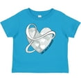 thumbnail image 3 of Inktastic Lung Cancer Awareness White Ribbon Around Heart Boys or Girls Baby T-Shirt, 3 of 5