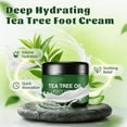 thumbnail image 4 of Tea Tree Oil Foot Cream for Cracked Heels & Calluses - Intensive Moisturizing Foot Balm to Repair, Rough Feet (1PC), 4 of 7