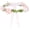 Pink, variant on Flower Crown Floral Headband for Women & Girls Renaissance Crown for Wedding Bride Hair Accessories Birthday Headpiece ()