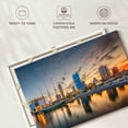 thumbnail image 6 of Elephant Stock Milwaukee Downtown Wall Art - Horizontal Canvas Wall Art - Living Room Wall Decor - Places Canvas - Gray And Orange Decor - 30" x 20", 6 of 8