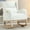 Ivory, variant on Ivory Modern Rocking Chair with Foam Filling / Simple Assembly for Home