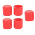 thumbnail image 1 of 5pcs 30mm Silicone Blanking Plugs Flexible Wear Resistant Universal Air Intake Pipe Cover Red, 1 of 4