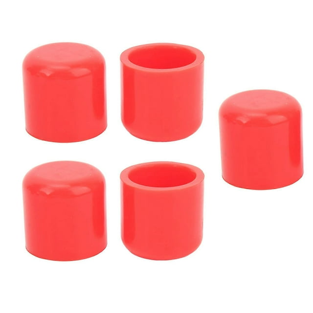5pcs 30mm Silicone Blanking Plugs Flexible Wear Resistant Universal Air Intake Pipe Cover Red