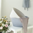 thumbnail image 2 of PiccoCasa Cotton Rope Storage Bins Baskets with Handles for Shelves, Oval, Gray, 2 of 7