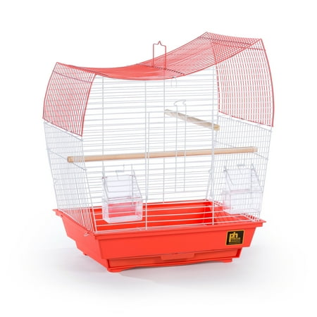 Prevue Pet Products Southbeach Coral/White Wave Top Bird Cage SP50110