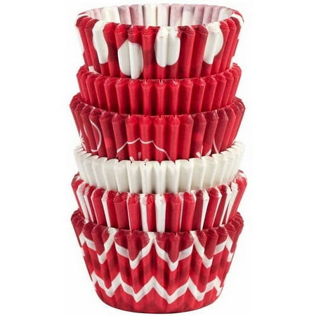 Wilton Mini Baking Cup Liner, Candy Cane 150 ct. 415-1832