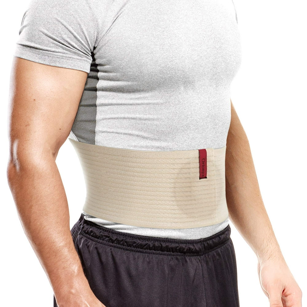 ORTONYX Premium Umbilical Hernia Belt for Men and Women / 6.25" Abdominal Binder With Hernia