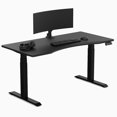thumbnail image 2 of Desky Alpha Dual Sit Stand Gaming Desk - Ergo Edge / 47.2" x 29.5" / Grey, 2 of 10