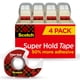 thumbnail image 1 of Cinta adhesiva Super-Hold, 4 rollos, 3/4 pulgadas x 16.5 yardas, transparente, 1 of 9