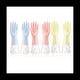 thumbnail image 1 of Guantes de Limpieza para Lavavajillas 3 Pares - Guantes de Goma Reutilizables Antideslizantes LavanderíA Cocina JardineríA Guantes DoméSticos 42CM, 1 of 5