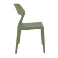 thumbnail image 4 of Siesta ISP092-OLG Chaise de Salle à Manger Neige Vert Olive - Ensemble de 2, 4 of 5