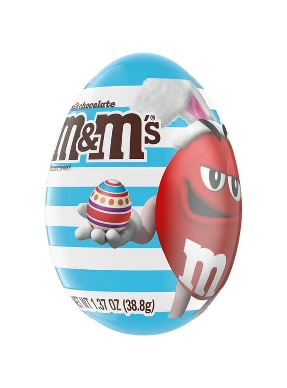 M&M's Milk Chocolate Candy Filled Easter Egg - 1.37 Oz