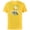 Yellow, variant on Disney Donald Duck Smile Classic Vintage Retro Distressed - Short Sleeve Cotton T-Shirt for Adults - Customized-Navy
