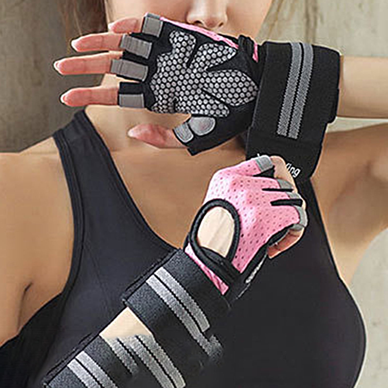 Travelwant Workout Gloves for Men and Women, Fingerless Weight Lifting