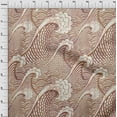 thumbnail image 4 of oneOone Cotton Flex Brown Fabric Japanese Quilting Supplies Print Sewing Fabric By The Yard 40 Inch Wide, 4 of 6
