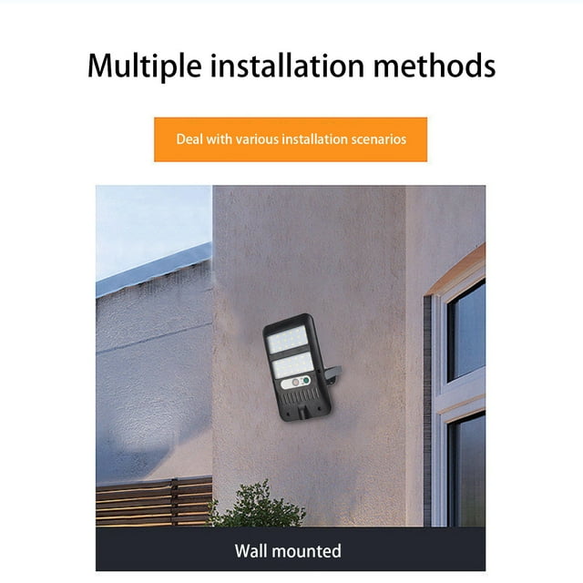 Fiudx Focos de Exterior con Sensor de Movimiento, 36 Focos Cob, Diseño Impermeable y Ajustable, Ideal para Jardín, Garaje y Patio, Fácil Instalación, Tamaño 19,3 X 10 X 3,9 Cm.