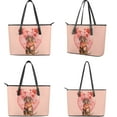 thumbnail image 2 of Kuiaobaty Dachshund Print Tote Handbag for Women, Love Heart Print Shoulder Bag Purse with Adjustable Strap, Roomy Casual Leather Satchel Purse with Wallet for Valentine's Day, 2 of 7