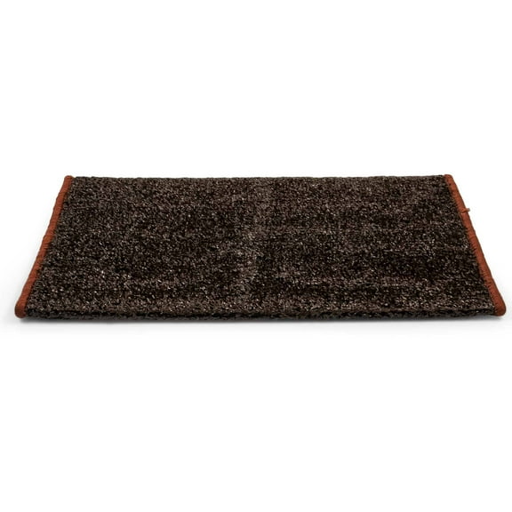 Camco 42938 Premium Wrap Around RV Step Rug, Turf Material (22" x 20"), Brown