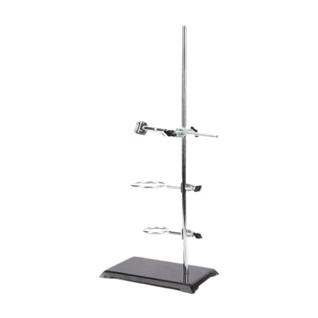Soporte para experimentos de hierro,Juego de soporte para laboratorio de química Soporte de hierro con base de hierro,Soporte de laboratorio con soporte de pinza Abrazadera para bureta,Base de