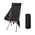 thumbnail image 1 of Silla Plegable Colamx Estable Para Exteriores Negro, 1 of 8