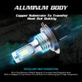 thumbnail image 6 of IHNZCB for Honda Goldwing GL1800 2001-2016 Upgrade 2x H7 8000K 3570 LED Headlight Bulbs, 6 of 10