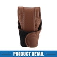 thumbnail image 6 of Car Shift Knob Cover Universal Vehicle Interior Shift Gear Cover Trim Accessories Faux Leather Brown, 6 of 6