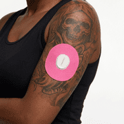 OhmRx Dexcom G7 & Stelo Waterproof Adhesive Patches – Pre‑Cut, FSA/HSA Eligible, Pink, 25‑Pack