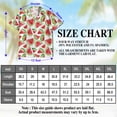 thumbnail image 4 of Watermelon Fruit Pattern Hawaiian Shirt, Unisex Adult & Pet Matching Aloha Shirt, Summer Tropical Button Down Beach Shirt, 4 of 8