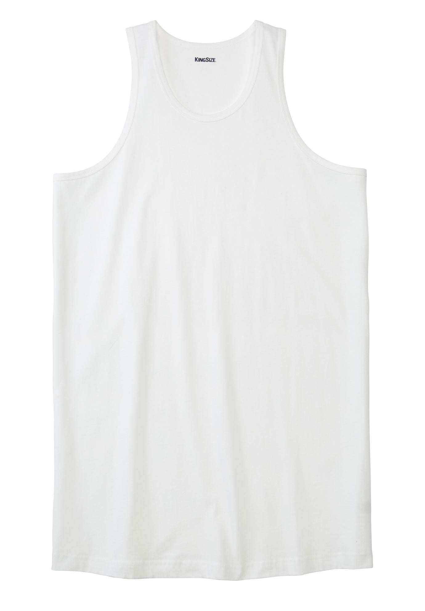 KingSize Men's Big & Tall Shrink-Less Lightweight Longer-Length Tank Shirt