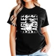 thumbnail image 3 of Eagles Shirt for Teens Women and Men Team Game Day T-Shirts School Spirit Tee Black Shirt Adult Large, 3 of 5