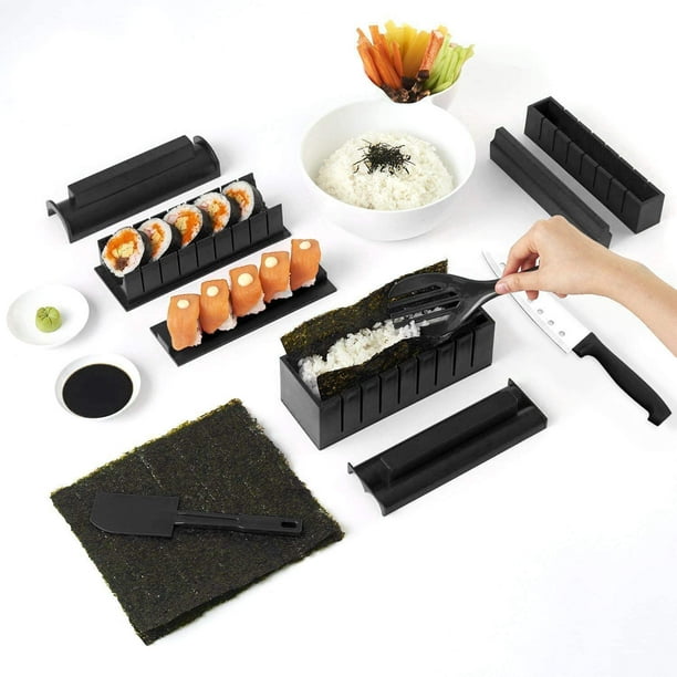 Kit de fabrication de sushis 10 pièces DIY Sushi Set Sushi Rolls Sushi  Making Set DIY