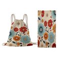 thumbnail image 2 of Binmer Two-in-one Beach Bag-digital Printed Drawstring Bag- Microfiber Beach Towel-bath Towel, 2 of 9