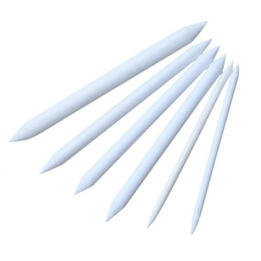 Carroterr 6 Pcs White Pastel Charcoal Blender Stump Sketch Pencil Drawing W1B5