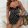 thumbnail image 2 of Plus Tankini Tops for Women Only Swimwear Top Bathing Suits Flowy Swimsuit Top, 2 of 5