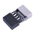 thumbnail image 3 of Placa base USB2.0 9 pines a adaptador TYPE-E convertidor USB 2 0 enchufe, 3 of 9