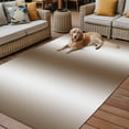 thumbnail image 2 of Fsddascl Brown White Ombre Outdoor Rug for Patio/Deck/Porch, Non-Slip Large Area Rug 5 x 8 Ft, Vintage Minimalist Country Gradient Indoor Outdoor Rugs Washable Area Rugs, Camping Rug Carpet, 2 of 5