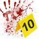 thumbnail image 1 of Marcadores Escena Detectives Marcador Del Crimen Acrílico Suministros para Fiesta Halloween, 1 of 9