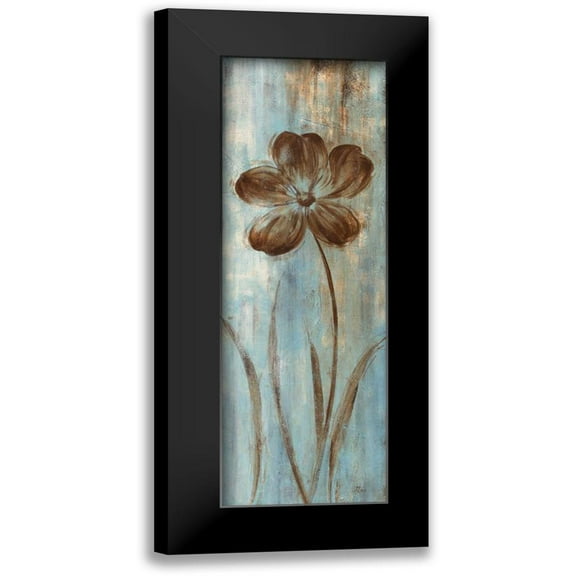 Nan 7x14 Black Modern Framed Museum Art Print Titled - Mays Arrival II