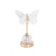 thumbnail image 1 of Lámpara de mesa de cristal de mariposa Lámpara de mesa de cristal con control de botón Lámpara de mesa de cristal Lámpara de noche for dormitorio y sala de estar de niñas, 1 of 7