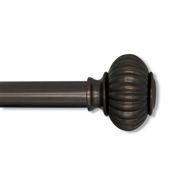 Single Curtain Rod, Extra Long Curtain Rods 180 Inches Bronze