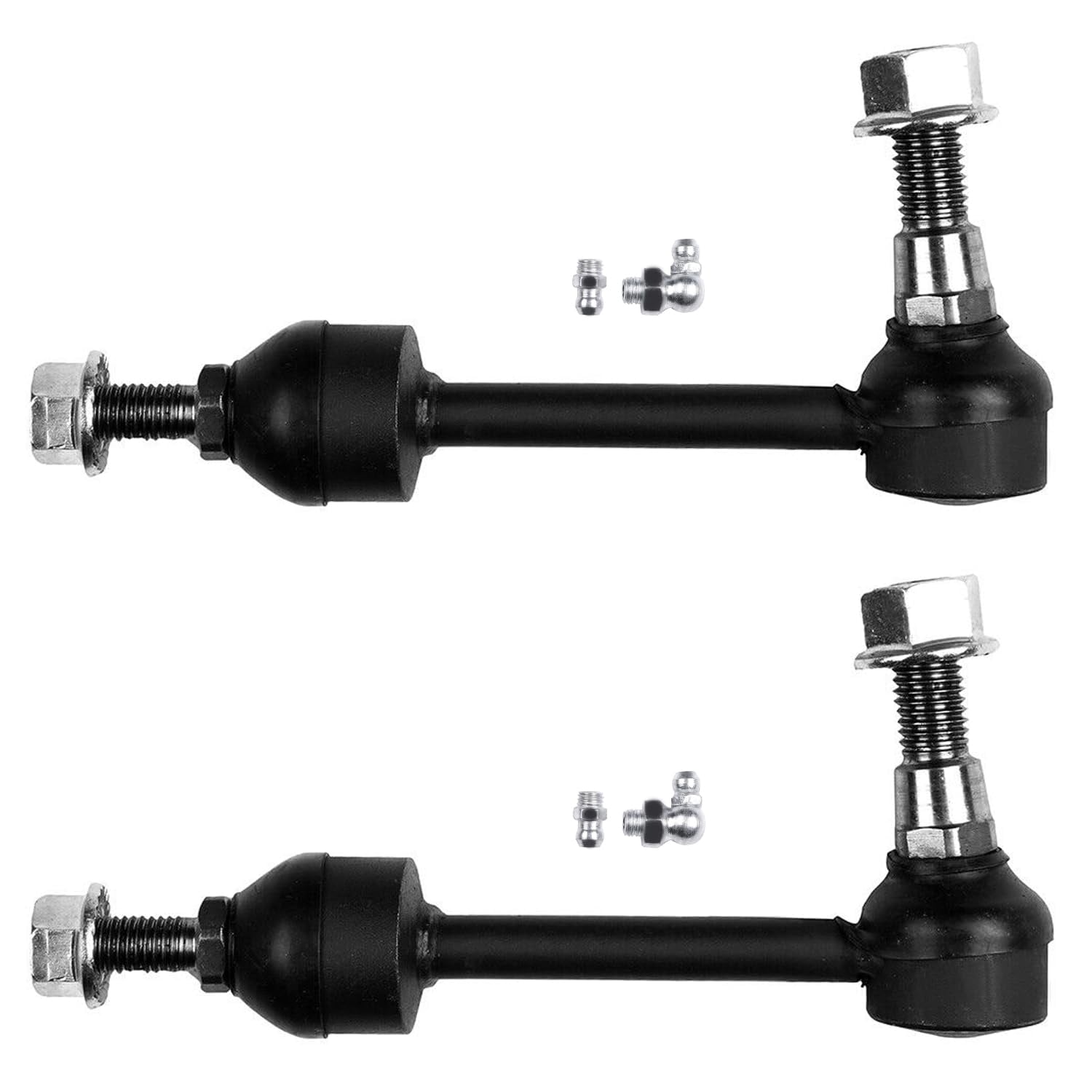Detroit Axle - Front 12pc Suspension Kit 4WD 2004 2005 Ford F-150, 2 Upper Control Arms 2 Lower Ball Joints 2 Sway Bars 4 Outer and Inner Tie Rods 2 Boots & Bellows Replacement