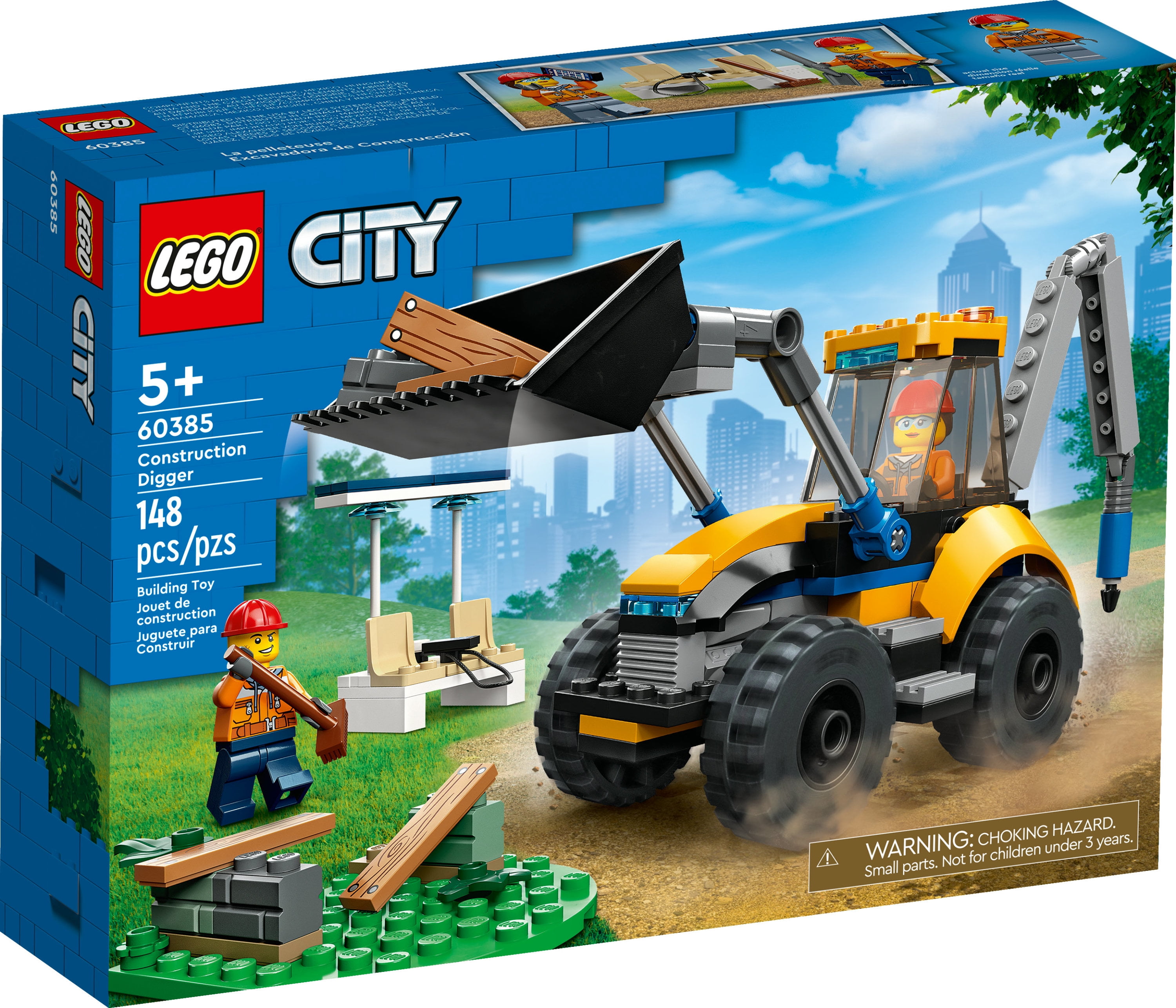 LEGO City Construction Digger 60385 Building Toy - Cote dIvoire