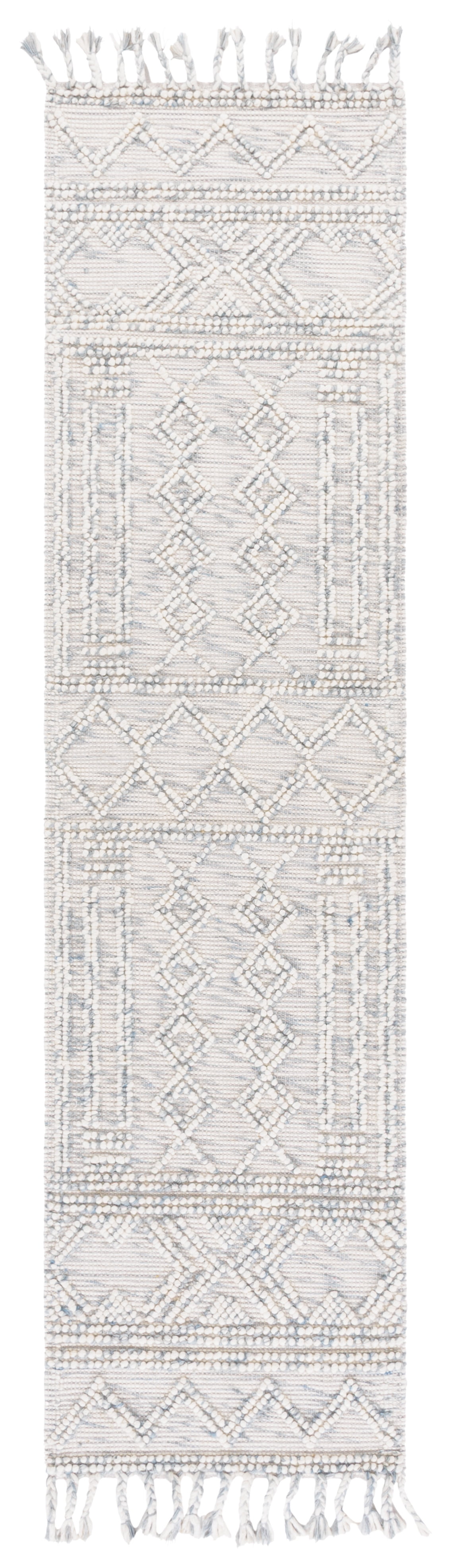 Safavieh Natura Liana Southwestern Runner Rug, Gray/Ivory, 2'3" x 9'