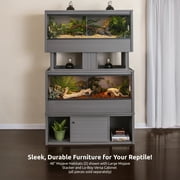 New Age Pet® ECOFLEX® Large 48 Wide Reptile Enclosure, Glass Front Terrarium