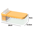 thumbnail image 2 of Bandeja para cubitos de hielo para congelador, moldes flexibles para cubitos de hielo de fácil liberación, 2 of 5