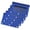 Navy, variant on Pencil Pouch for 3 Ring Binder, 5 Pack 3-Holes Zipper Pencil Pouches, Sturdy and Durable Cloth Pencil Case with Clear Window for Home Office Supplies, Black