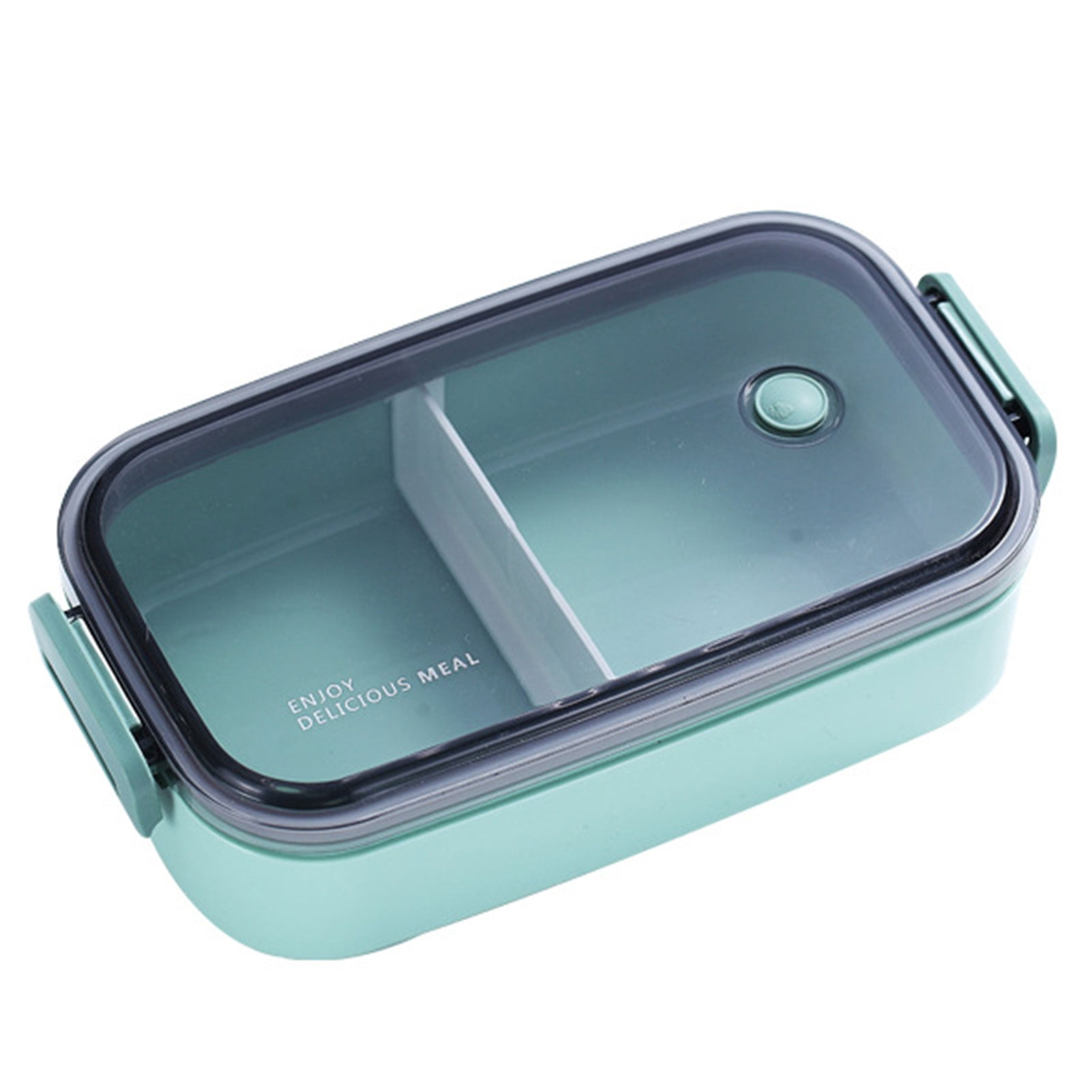 Lomubue 1500ML Bento Box Buckle Closure Air Vent Raised Bottom Heat ...