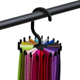 Moocorvic Belt Hanger Rotating Tie Racks for Men Closet Tie Hangers for Men Tie Organizer for Closet Holds 20 Neck Ties