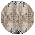 thumbnail image 2 of Addison Rugs Chantille Indoor/Outdoor Transitional Animal Ivory Machine Washable Round Rug, 8' x 8', 2 of 8
