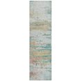 thumbnail image 2 of Addison Rugs Chantille Indoor/Outdoor Transitional Abstract Teal Machine Washable Runner Rug, 2'3" x 7'6", 2 of 8